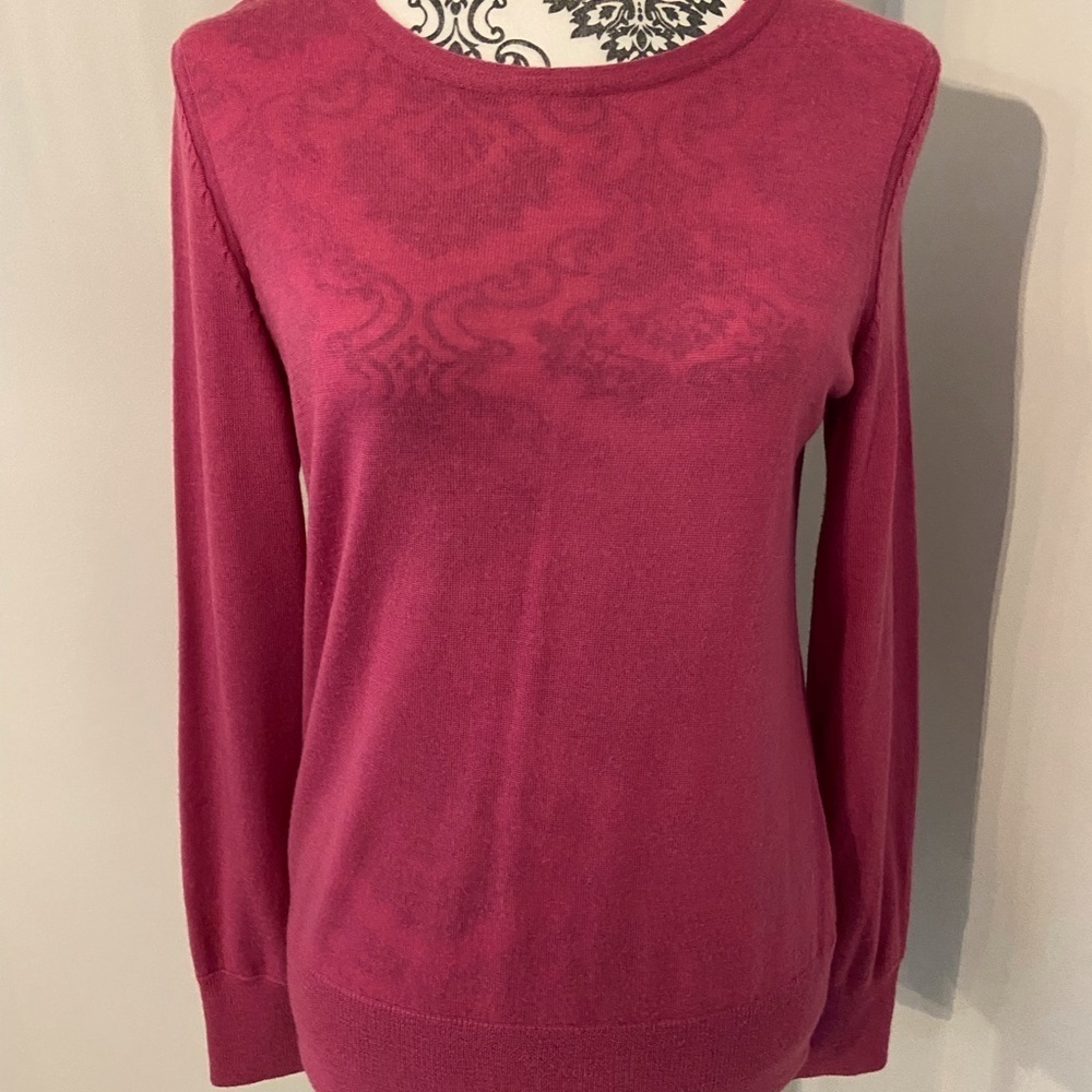 GAP pink wool sweater